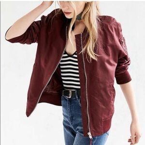 Silence + Noise Urban Outfitters Bomber Jacket size M